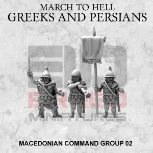 Macedonian Command Group 2 | 3DBreed 15mm Wargaming Miniatures Role Playing Miniatures