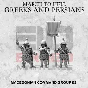 Macedonian Command Group 2 | 3DBreed 15mm Wargaming Miniatures