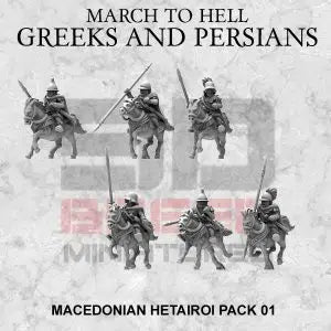 Macedonian Hetairoi Cavalry | 3DBreed 15mm Wargaming Miniatures Role Playing Miniatures