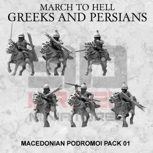 Macedonian Podromoi Cavalry | 3DBreed 15mm Wargaming Miniatures Role Playing Miniatures