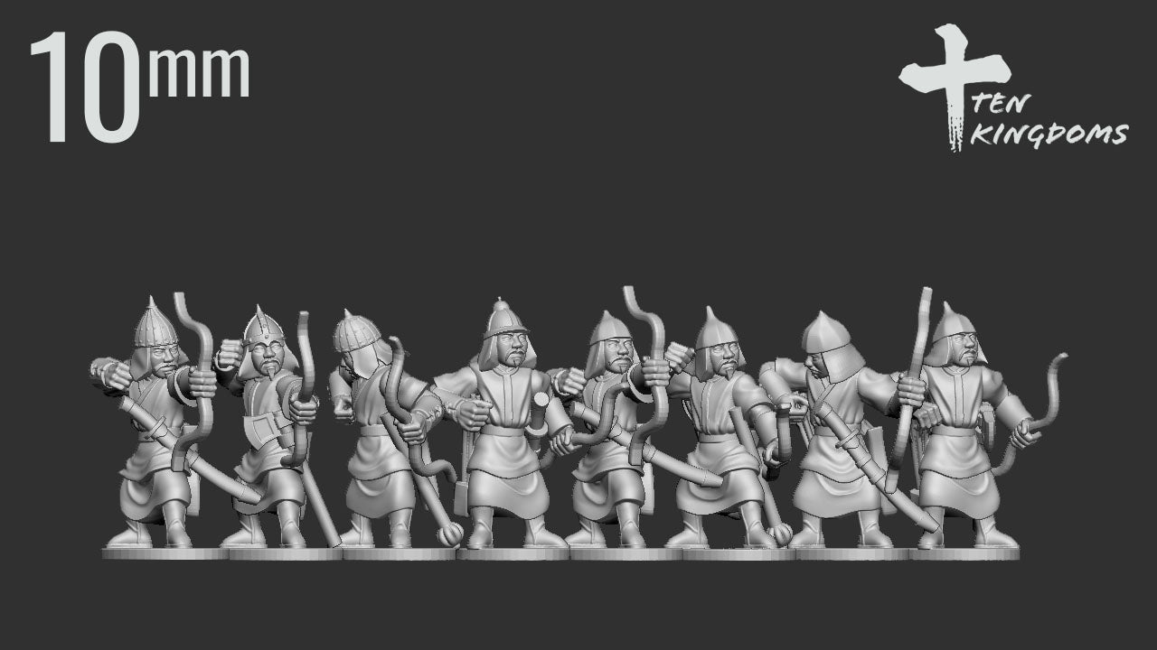10mm Mongol Bow Foot | Ten Kingdoms Historical Miniatures
