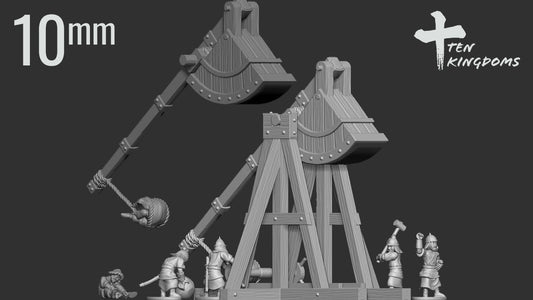 10mm Mongol Trebuchet Set B | Ten Kingdoms Historical Miniatures