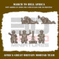 WW2 BRITISH ARMY AFRICA MORTAR TEAM | 3DBreed 15mm Wargaming Miniatures