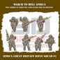 WW2 BRITISH ARMY AFRICA RIFLE SQUAD 01 | 3DBreed 15mm Wargaming Miniatures