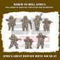 WW2 BRITISH ARMY AFRICA RIFLE SQUAD 02 | 3DBreed 15mm Wargaming Miniatures
