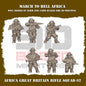 WW2 BRITISH ARMY AFRICA SMG SQUAD | 3DBreed 15mm Wargaming Miniatures