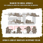 WW2 BRITISH ARMY AFRICA SUPPORT TEAM | 3DBreed 15mm Wargaming Miniatures