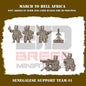 WW2 FRENCH FOREIGN LEGION SENEGALESE SUPPORT TEAM | 3DBreed 15mm Wargaming Miniatures