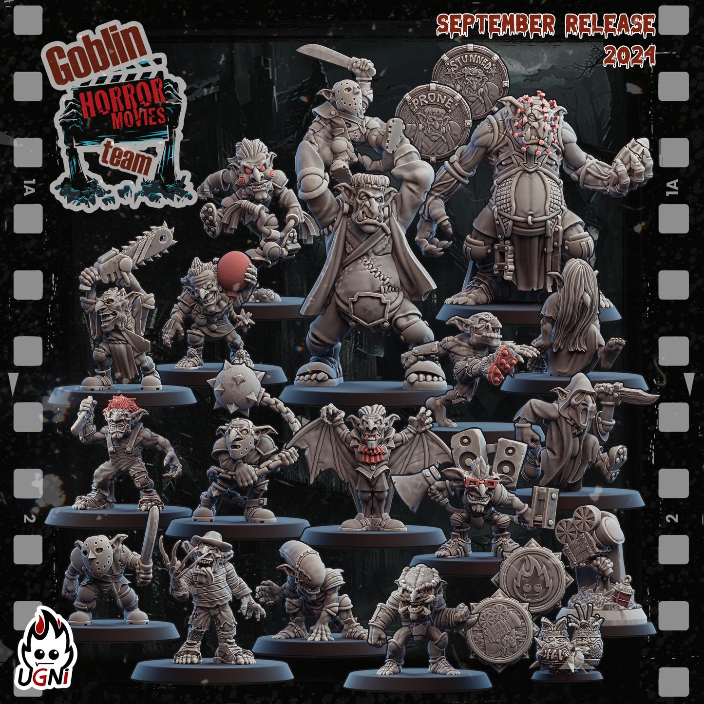 Horror Goblins Fantasy Football Team | Ugni Miniatures Role Playing Miniatures