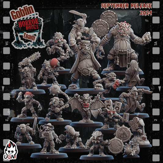 Horror Goblins Fantasy Football Team | Ugni Miniatures Role Playing Miniatures