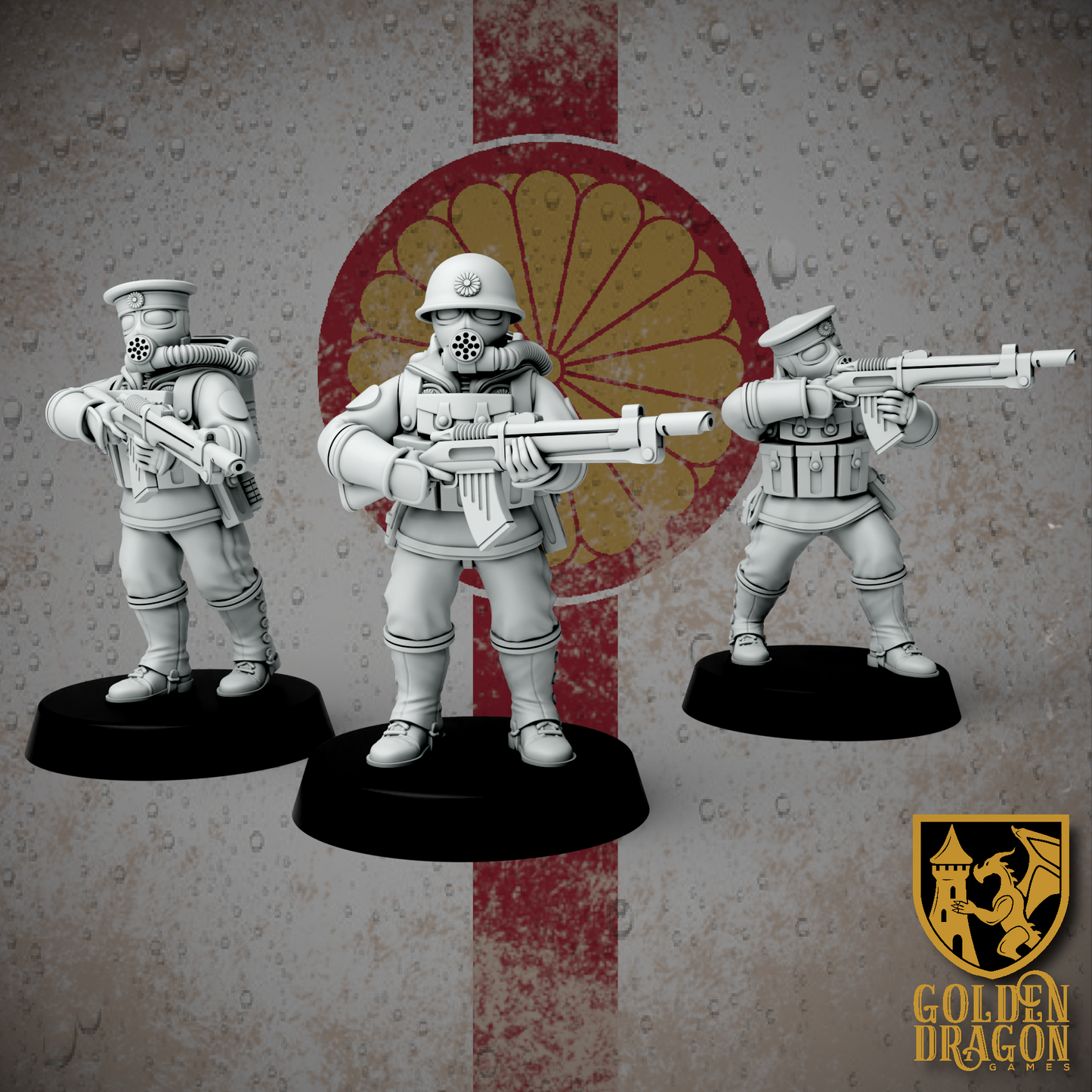Empire of Japan Rikusentai Naval Infantry | Golden Dragon Games Weird WW2 Role Playing Miniatures