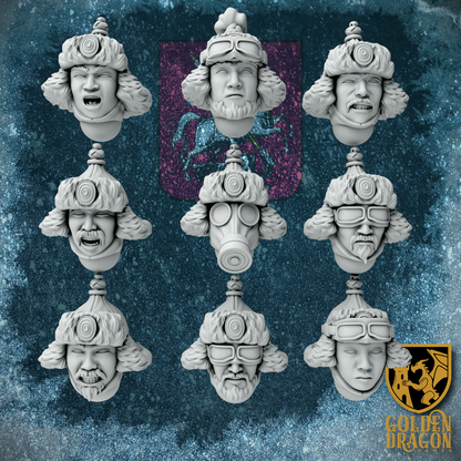Russian Empire Khanate Upgrade Pack | Golden Dragon Games Weird WW2 Role Playing Miniatures
