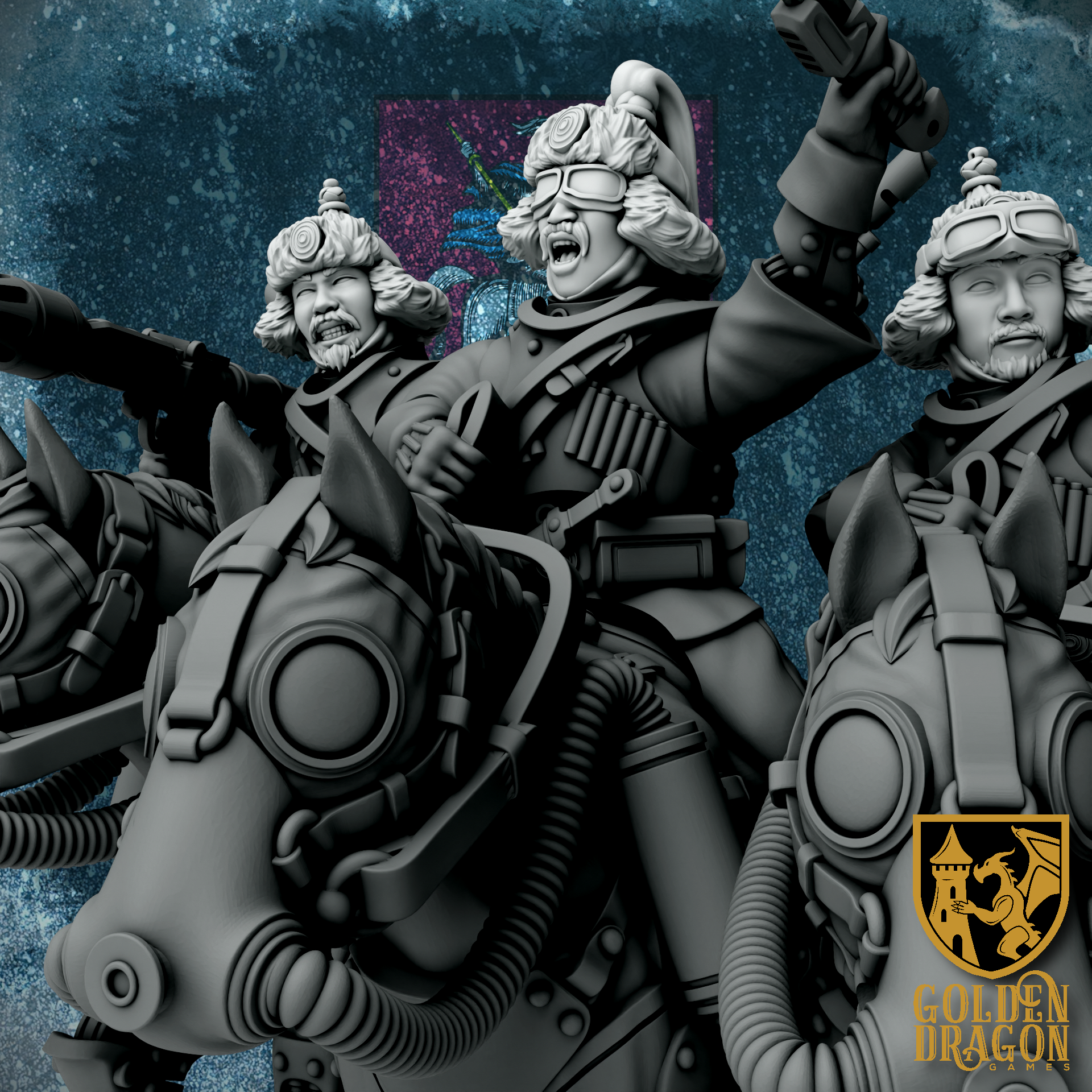 Russian Empire Khanate Upgrade Pack | Golden Dragon Games Weird WW2 Role Playing Miniatures