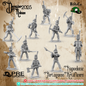 Napoleonic Portuguese Artificers | Battlecat 28mm Historical Wargaming Miniatures Role Playing Miniatures