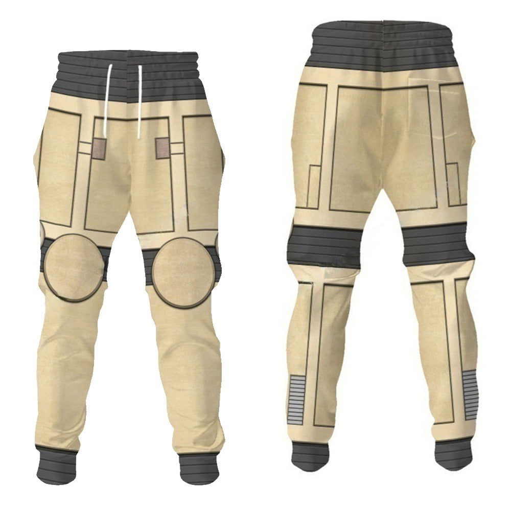 Gloomy Angels | Grimark Space Wars Digital Print Sweatsuits Hoodies Gloomy Angel - Pale Yellow Trousers / XS