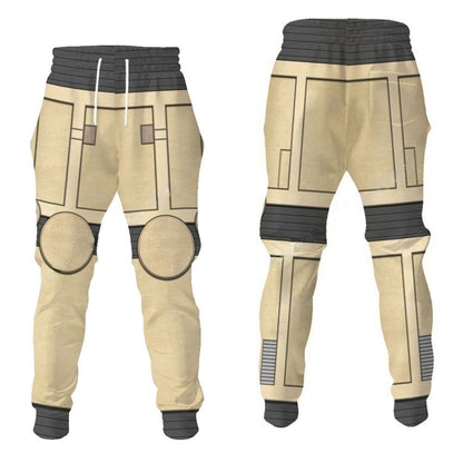 Gloomy Angels | Grimark Space Wars Digital Print Sweatsuits Hoodies Gloomy Angel - Pale Yellow Trousers / XS