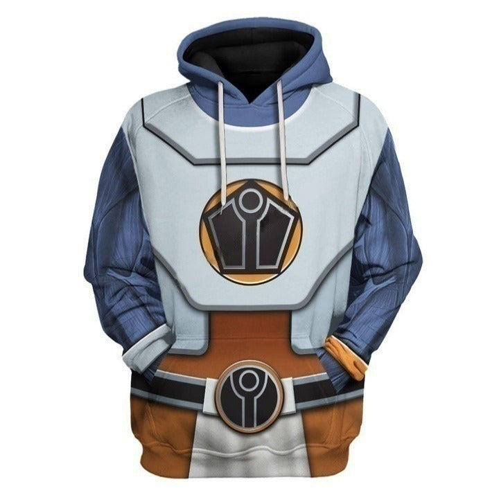 Titanium Men Raven Warriors | Grimark Space Wars Digital Print Sweatsuits Hoodies Titanium man sweatshirt / XS