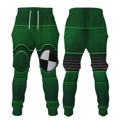 Gloomy Angels | Grimark Space Wars Digital Print Sweatsuits Hoodies Gloomy Angel - Green Trousers / XS
