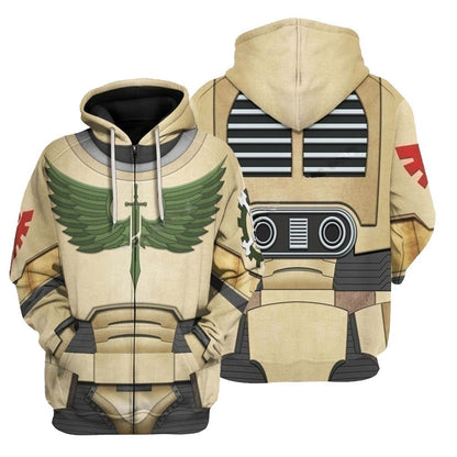 Gloomy Angels | Grimark Space Wars Digital Print Sweatsuits Hoodies Gloomy Angel - Pale Yellow Zipper / XS
