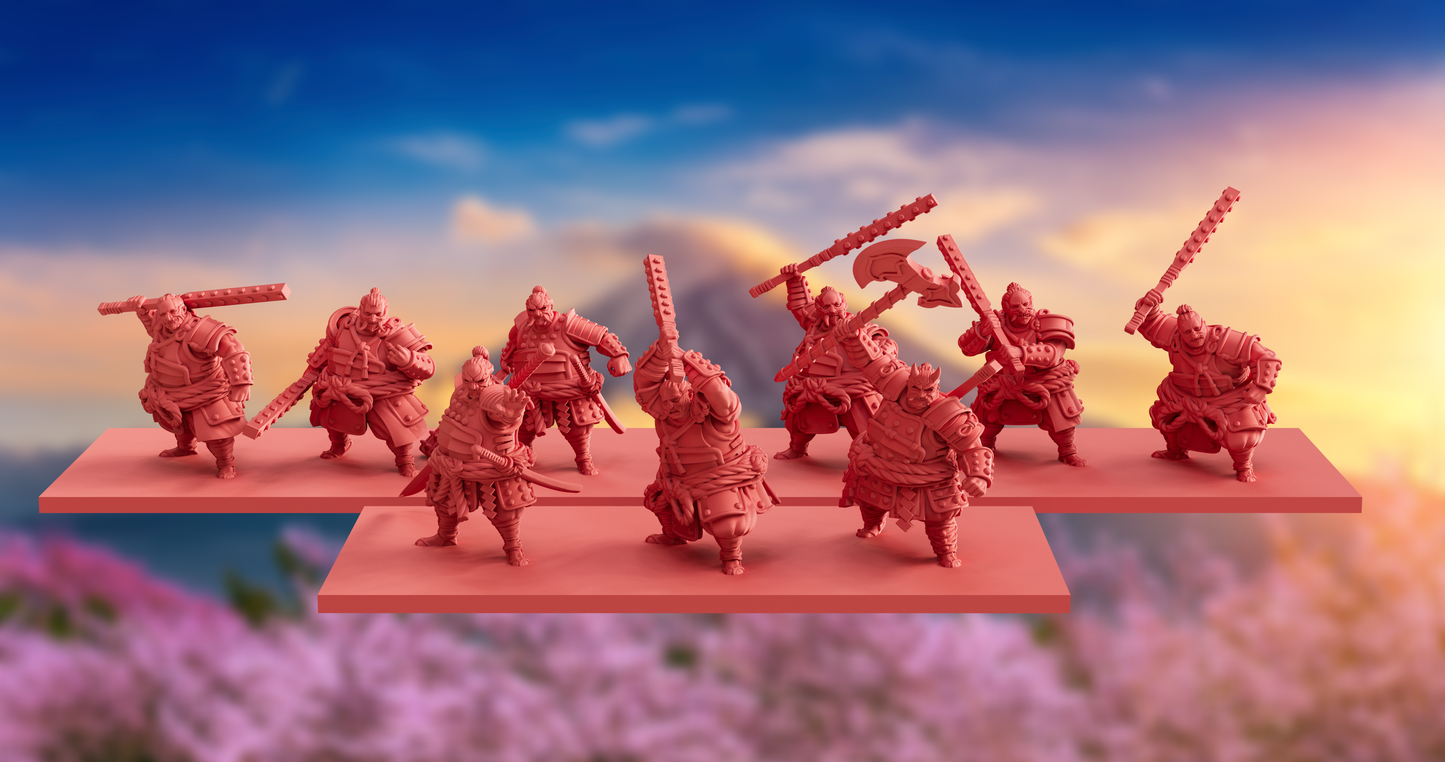 Nippon Army Bundle | OzWGxKyoushuneko 10mm Fantasy Wargaming Miniatures Role Playing Miniatures