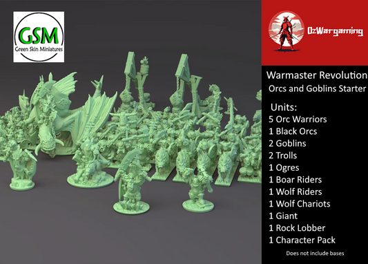 Orcs and Goblins Army Bundle | Greenskin Miniatures 10mm Fantasy Wargaming Miniatures Role Playing Miniatures