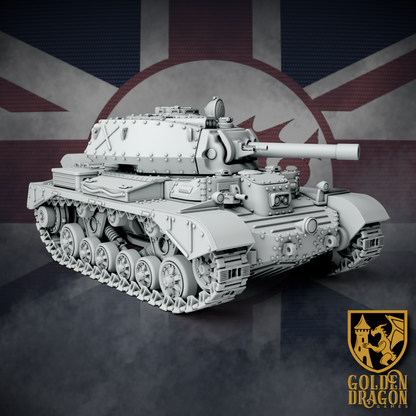 British Empire Cruiser Tank Mk. IV Percival | Golden Dragon Games Weird WW2 Role Playing Miniatures