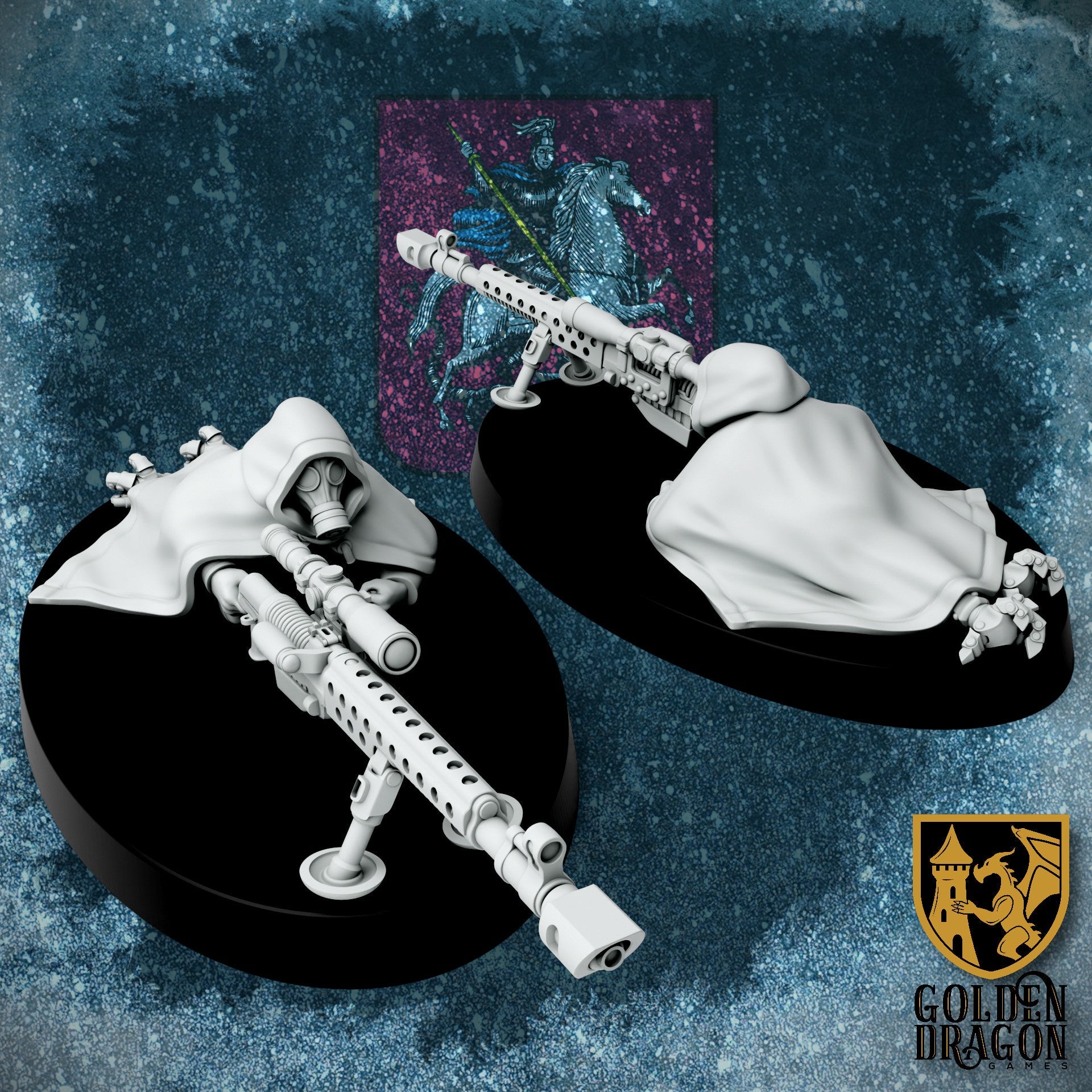 Russian Empire Lieutenant Lyudmila Pavlichenko | Golden Dragon Games Weird WW2 Role Playing Miniatures