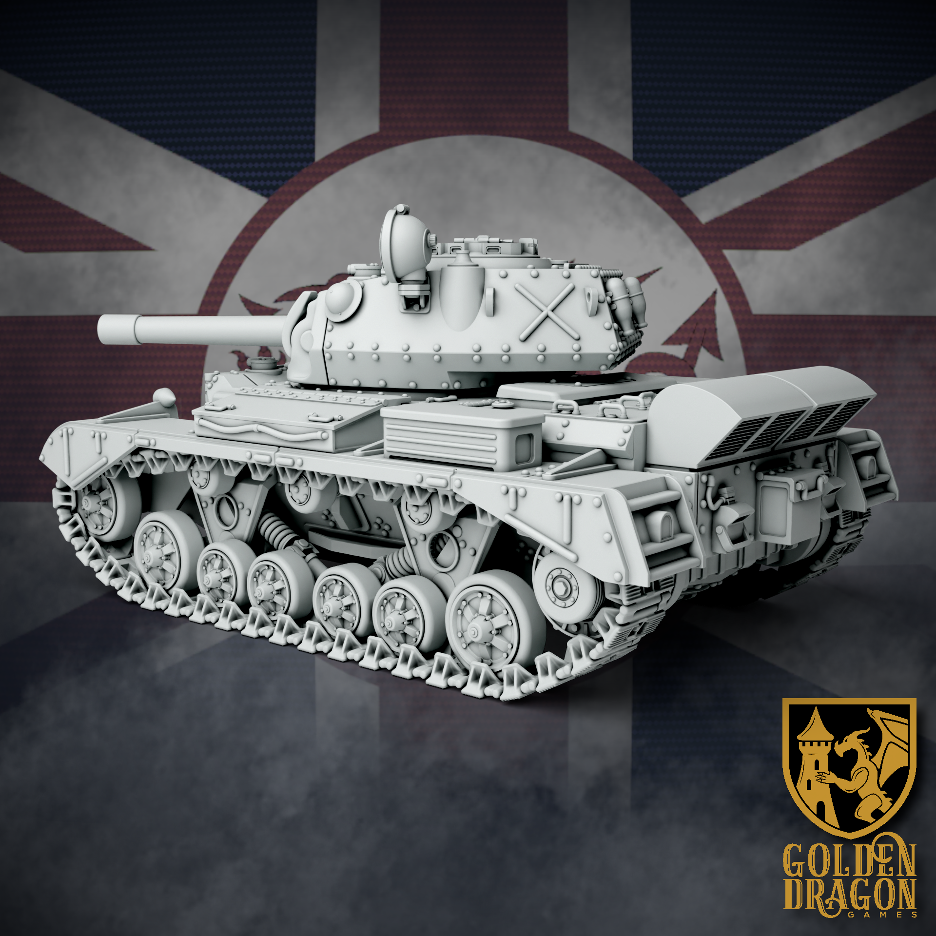 British Empire Cruiser Tank Mk. IV Percival | Golden Dragon Games Weird WW2 Role Playing Miniatures