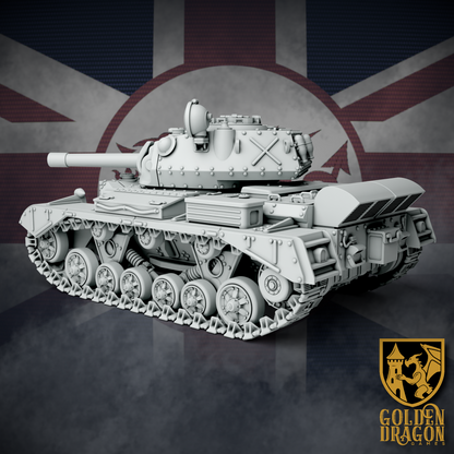 British Empire Cruiser Tank Mk. IV Percival | Golden Dragon Games Weird WW2 Role Playing Miniatures