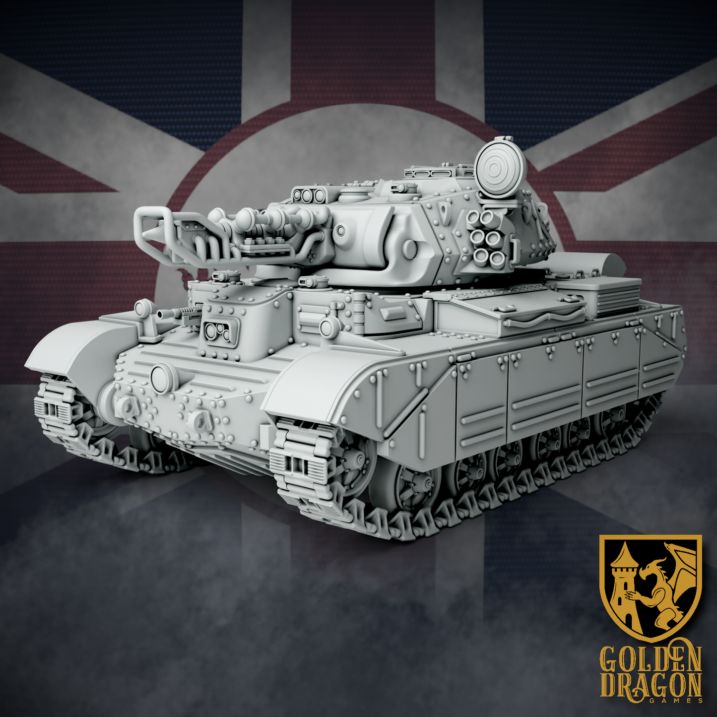 British Empire Cruiser Tank Mk. IV Percival | Golden Dragon Games Weird WW2 Role Playing Miniatures