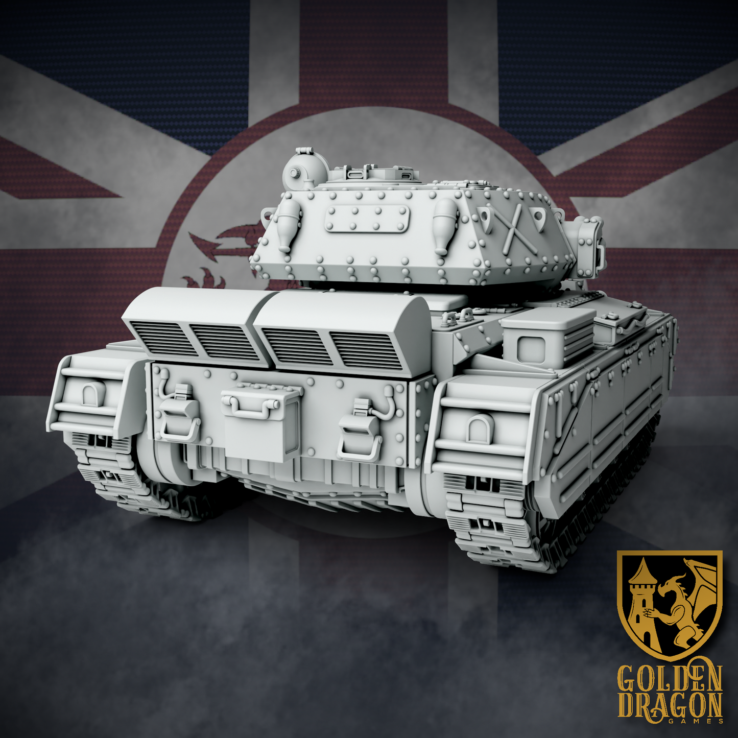 British Empire Cruiser Tank Mk. IV Percival | Golden Dragon Games Weird WW2 Role Playing Miniatures