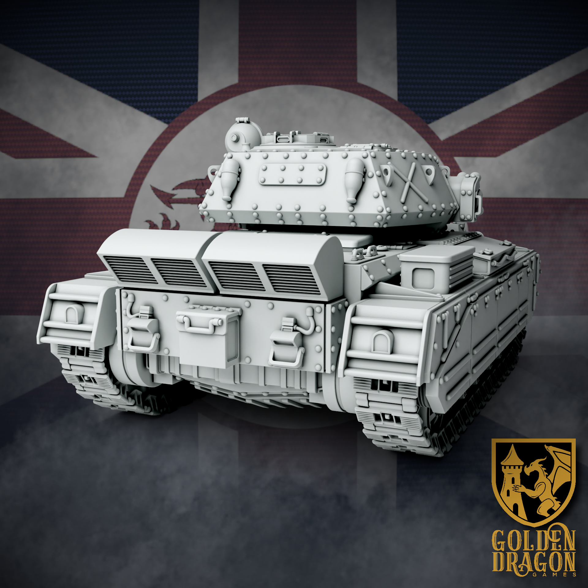 British Empire Cruiser Tank Mk. IV Percival | Golden Dragon Games Weird WW2 Role Playing Miniatures