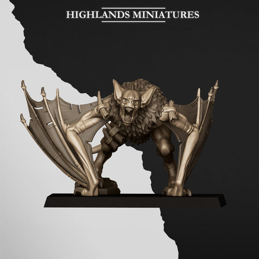 Transilvanya Pit Bat | Highlands Miniatures 28/32mm Fantasy Wargaming Miniatures Role Playing Miniatures