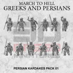 Persian Kardakes | 3DBreed 15mm Wargaming Miniatures Role Playing Miniatures