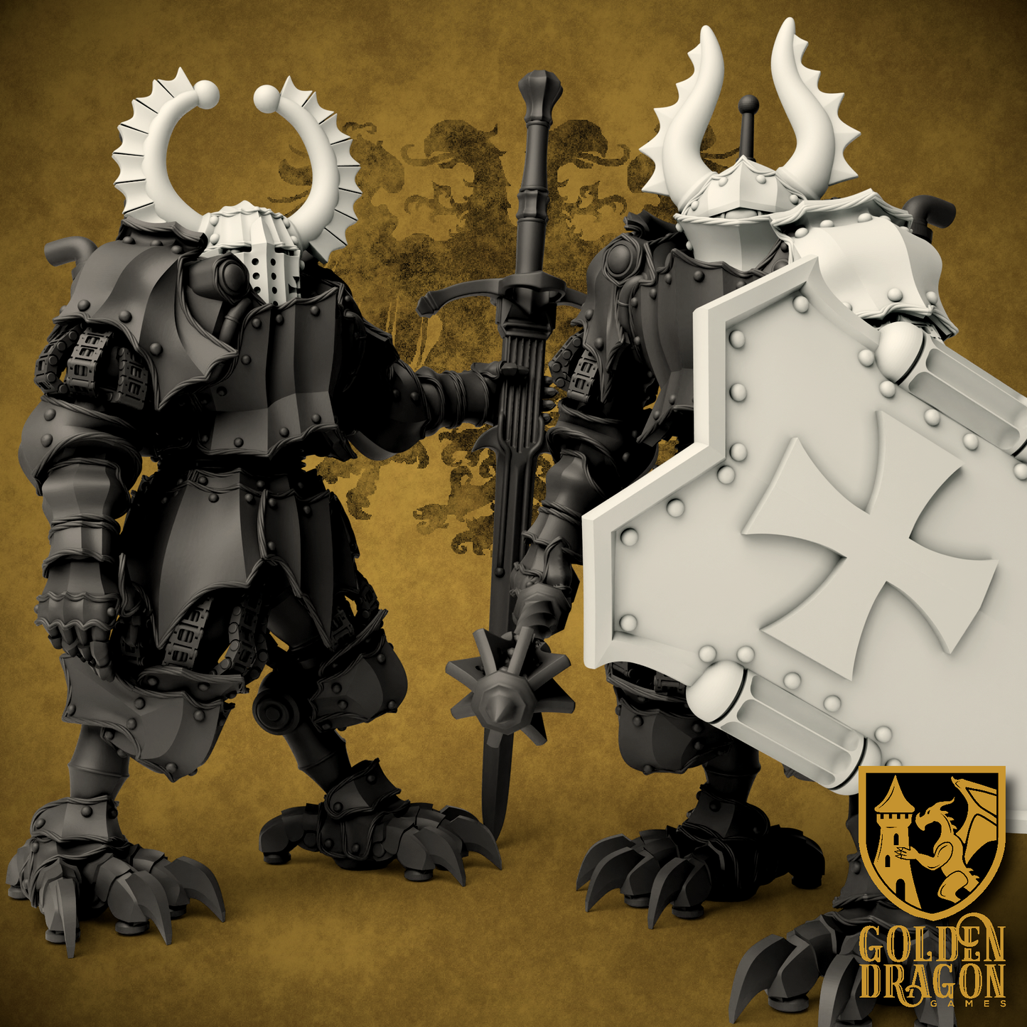Holy Roman Empire Brandenburger Sturmtruppen Upgrade Pack | Golden Dragon Games Weird WW2 Role Playing Miniatures