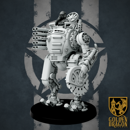 United States of America X32 Light Walkers | Golden Dragon Games Weird WW2 Role Playing Miniatures