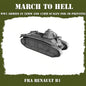 WW2 FRENCH ARMY RENAULT B1 | 3DBreed 15mm Wargaming Miniatures