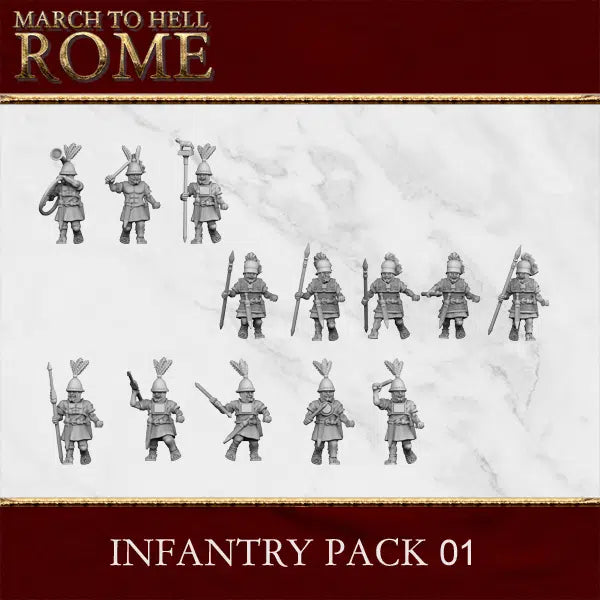 Republican Rome Infantry | 3DBreed 15mm Wargaming Miniatures Role Playing Miniatures