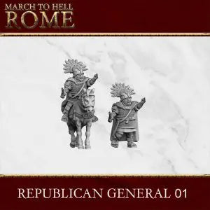 Republican Rome General | 3DBreed 15mm Wargaming Miniatures Role Playing Miniatures