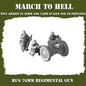 WW2 RED ARMY 76mm REGIMENTAL GUN | 3DBreed 15mm Wargaming Miniatures