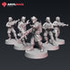 Resistance Rodian Soldiers | Anvilrage Galactic SciFi Miniatures 32mm 1/47 Legion Scale