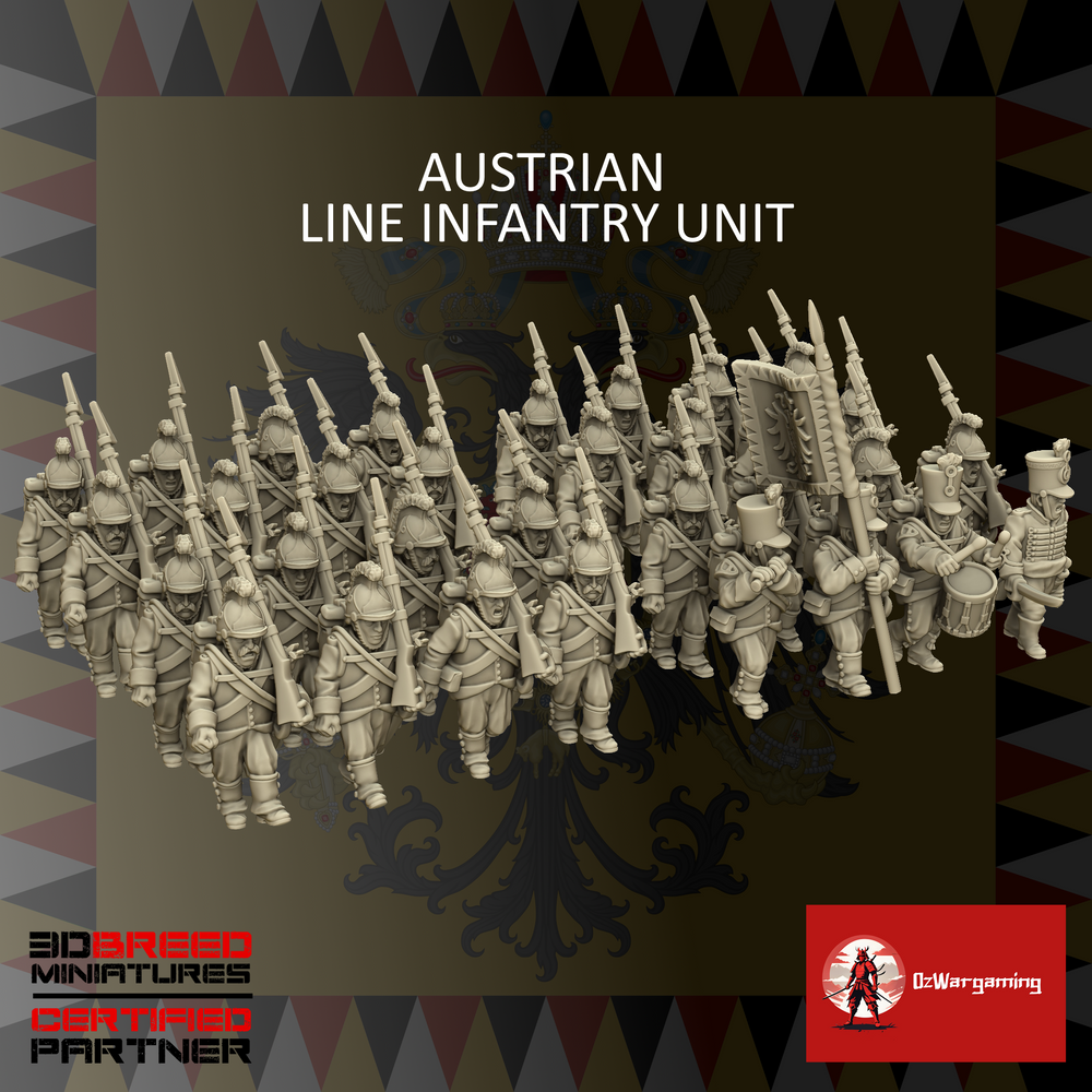 Austrian Line Infantry | 3DBreed 15mm Wargaming Miniatures