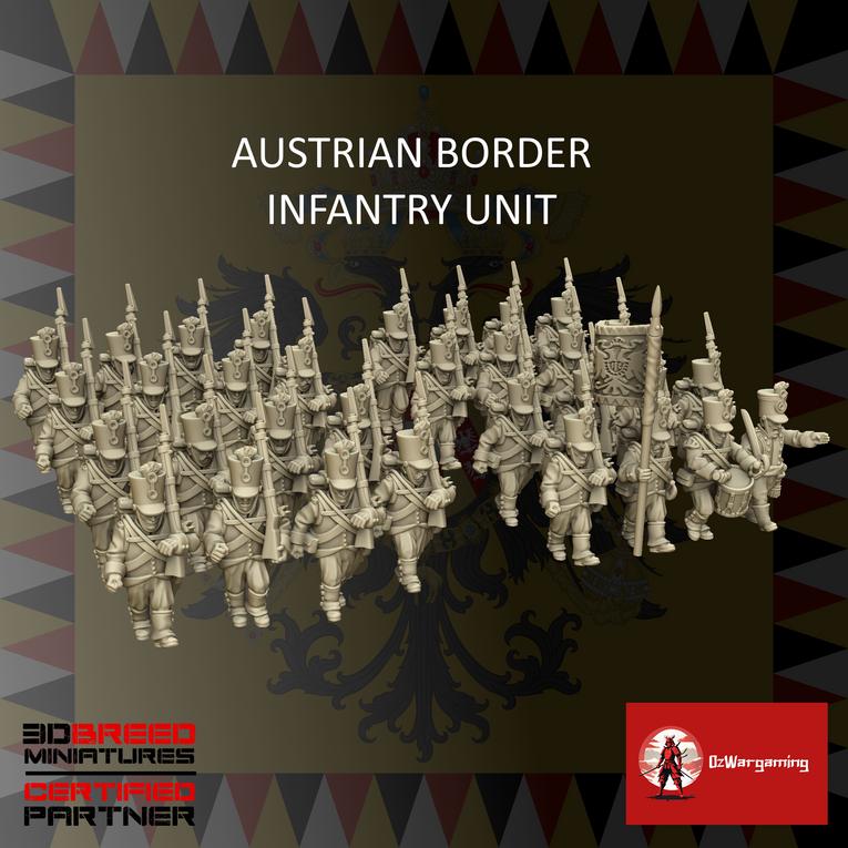 Austrian Border Infantry | 3DBreed 15mm Wargaming Miniatures