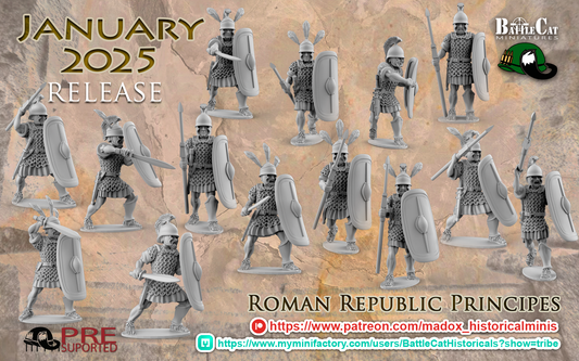 Republican Roman Principes | Battlecat 28mm Historical Wargaming Miniatures Role Playing Miniatures