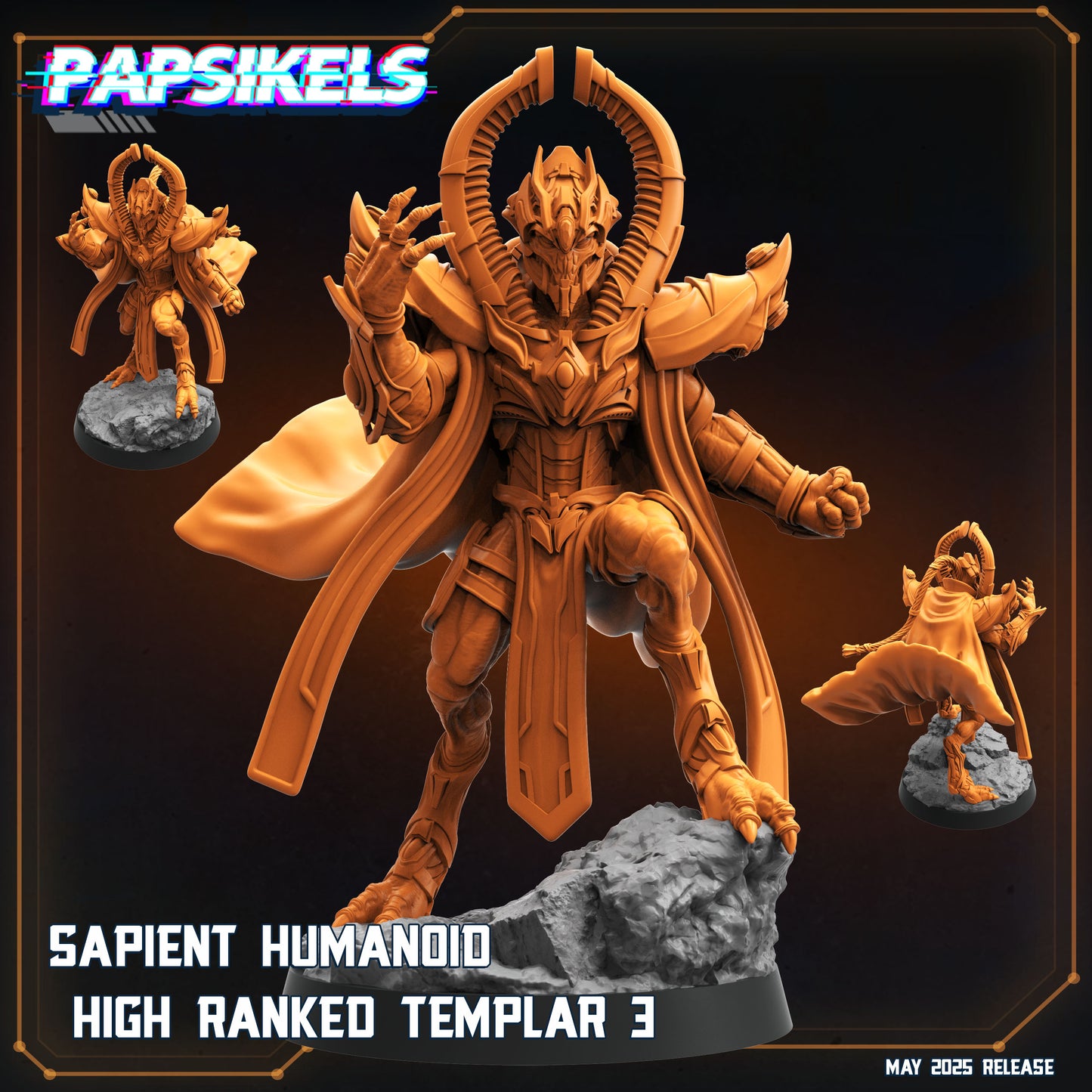 Sapients Psychic Templar | Papsikels 32mm Sci Fi Miniatures