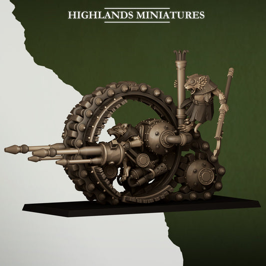 Vermin Wheeled Engine | Highlands Miniatures 28/32mm Fantasy Wargaming Miniatures Role Playing Miniatures