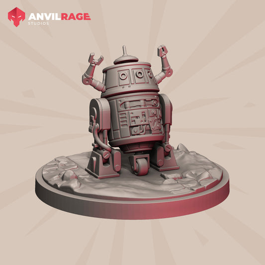 Deadly Droid | Anvilrage Galactic SciFi Miniatures Shatter Scale Role Playing Miniatures