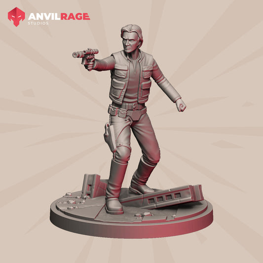 Hero Smuggler | Anvilrage Galactic SciFi Miniatures Shatter Scale Role Playing Miniatures