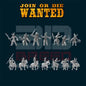 JOIN OR DIE WANTED SIOUX PACK | 3D Breed 28mm Wild West Wargaming Miniatures