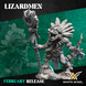 Lizardmen Shaman | White Angel 28/32mm Fantasy Wargaming Miniatures